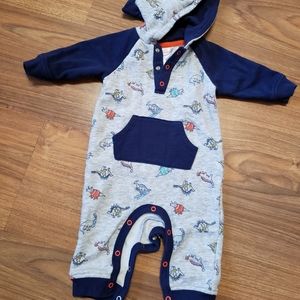 Dino baby romper